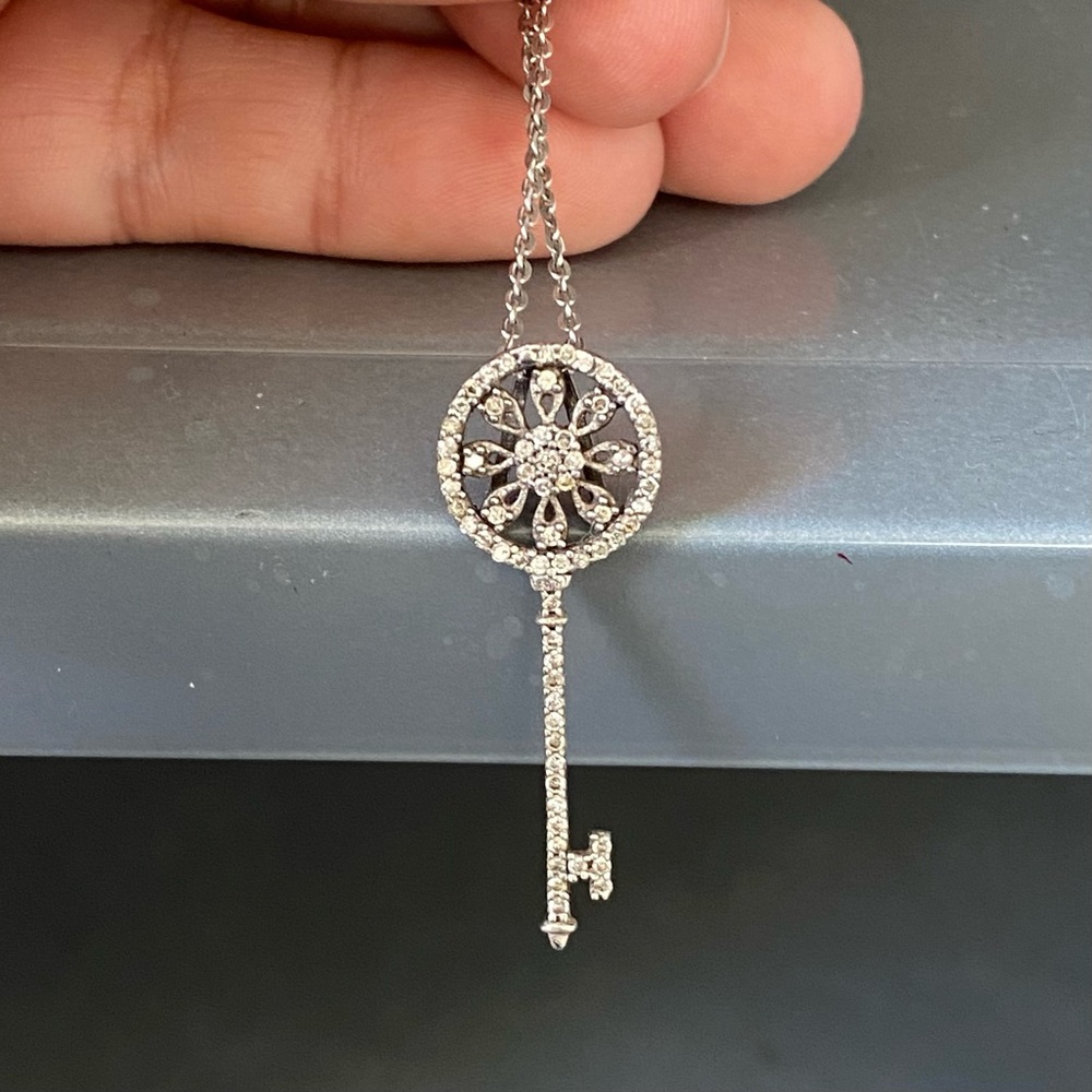 Diamond Key Necklace